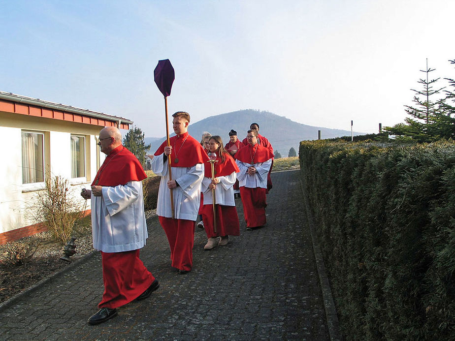 Palmsonntag in Heilig Kreuz